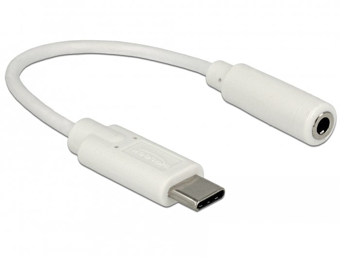 EAN 4043619659135 - DeLOCK 65913 cable de audio 0,14 m 3,5mm USB Blanco imagen 1