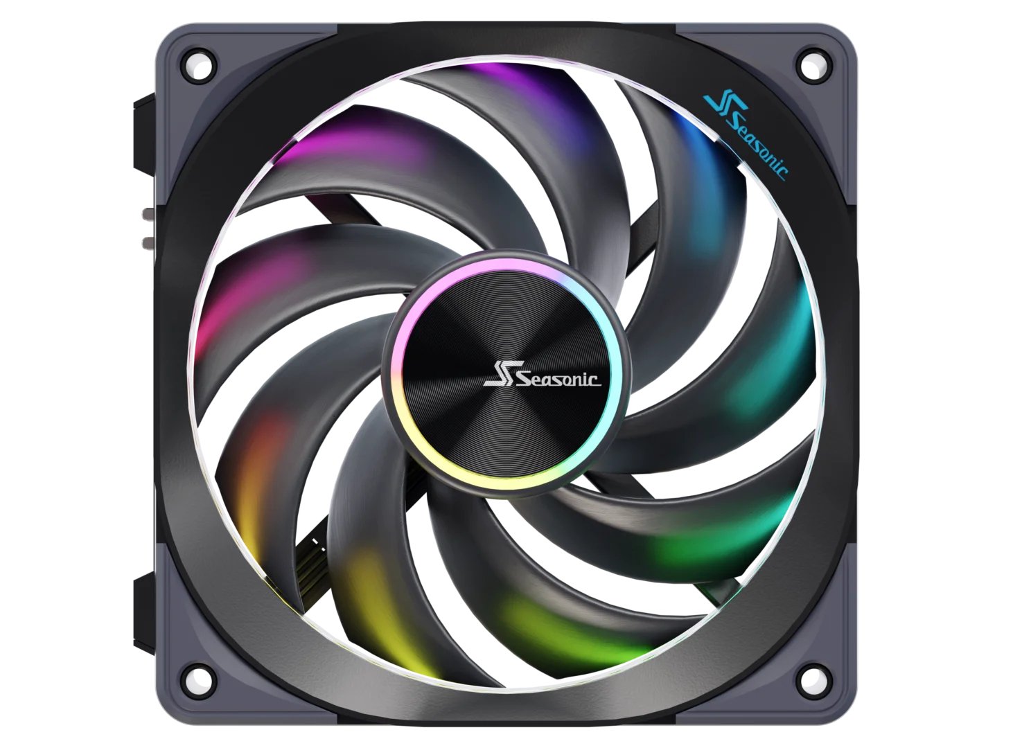 EAN 4711173878070 - Seasonic MagFlow ARGB Carcasa del ordenador Ventilador 12 cm Negro 3 pieza(s) imagen 2