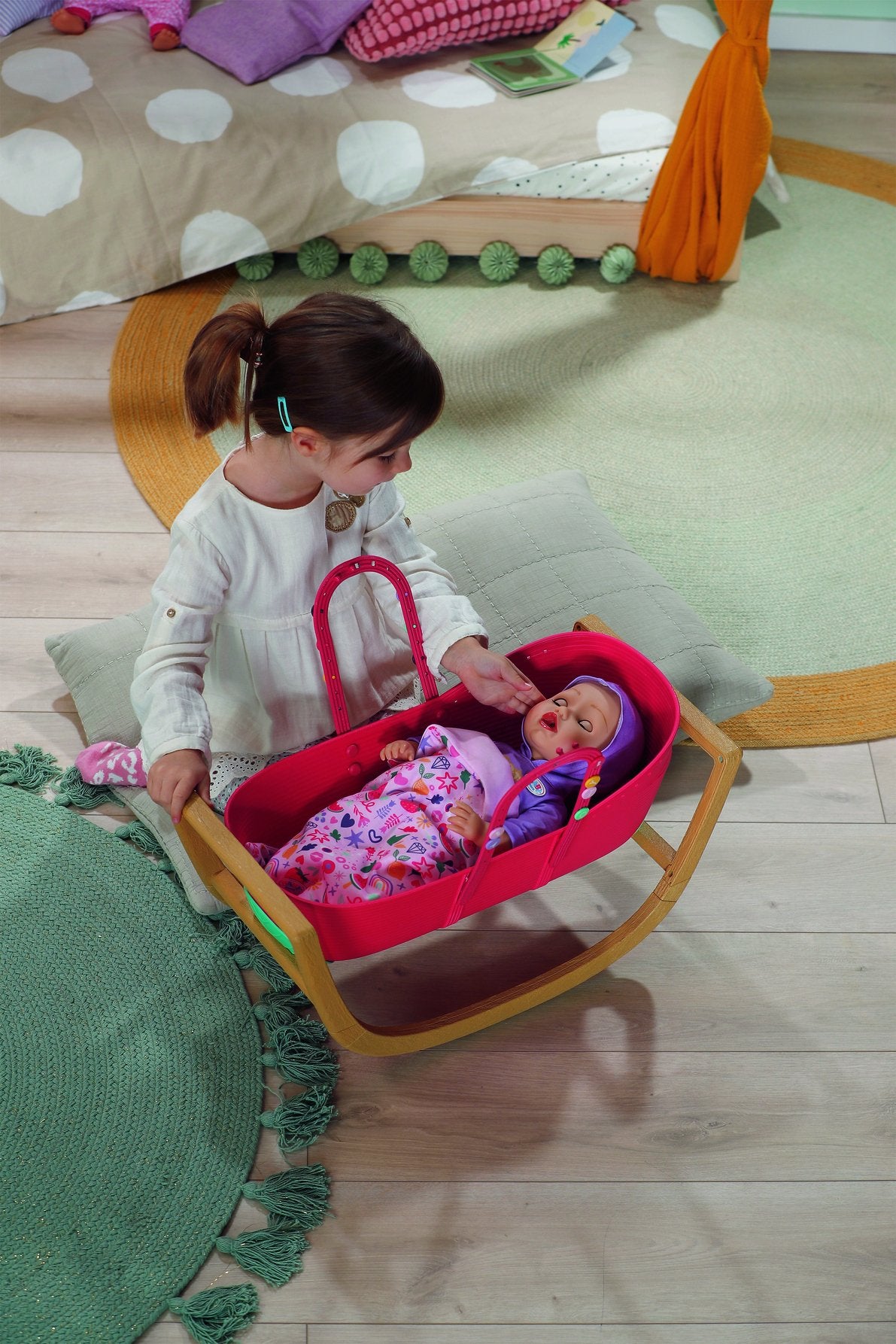 EAN 4001167838075 - BABY born 3 in 1 Pinplay Bassinet Cama/cuna para muñecas imagen 8