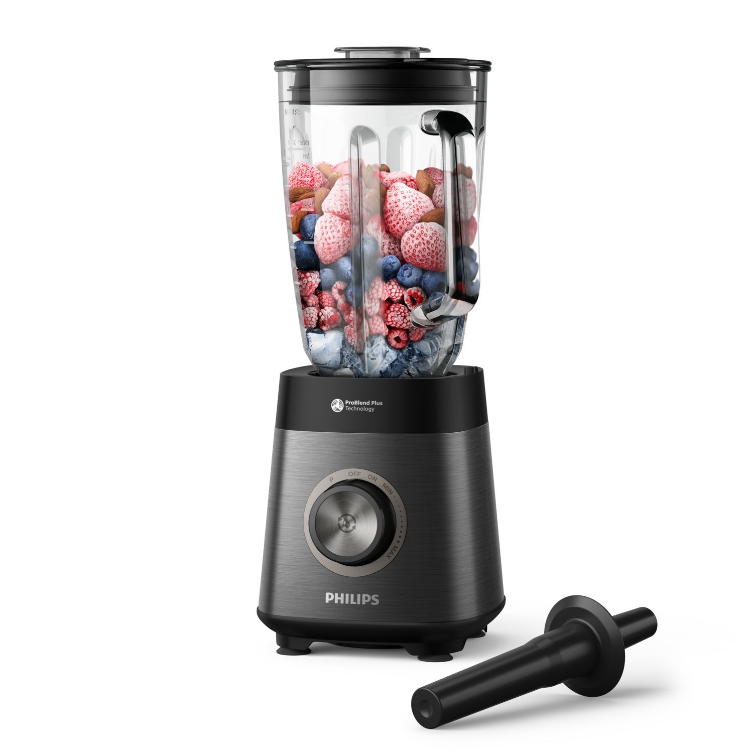 EAN 8720389032578 - Philips 5000 series HR3040/00 licuadora 2 L Batidora de vaso 1200 W Negro imagen 1