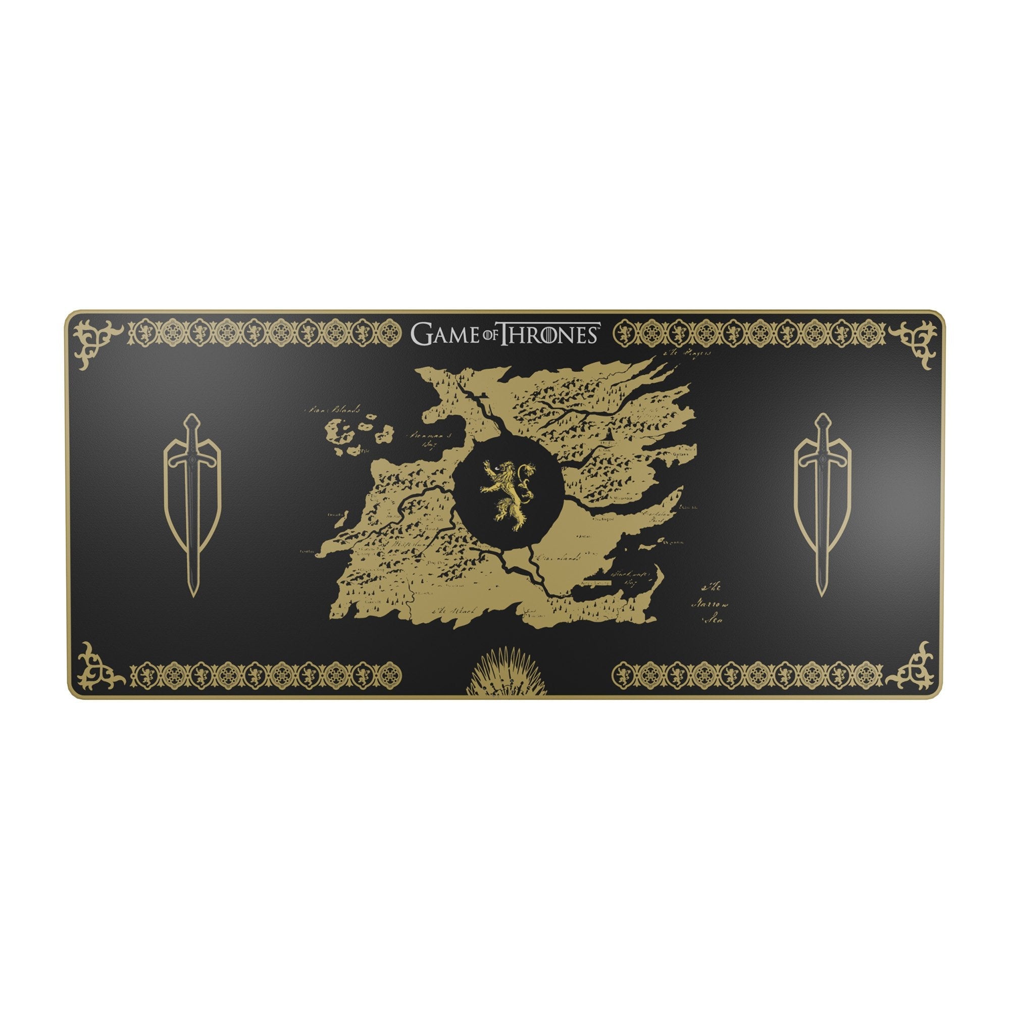 EAN 3760352731669 - Lexip HBO Game of Thrones - Lannister Edition Alfombrilla de ratón para juegos Negro, Amarillo imagen 1
