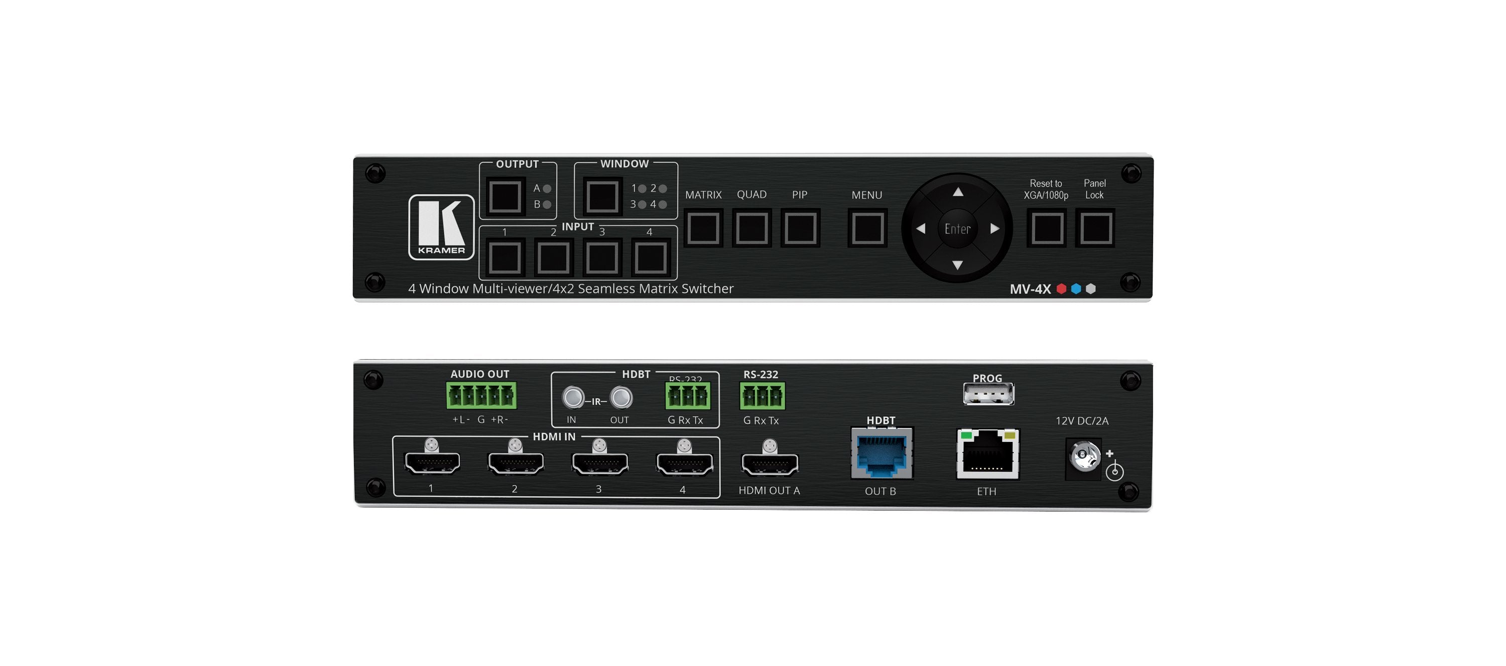 EAN 7291063094423 - Kramer Electronics MV-4X Matriz de conmutación AV 12 W imagen 1