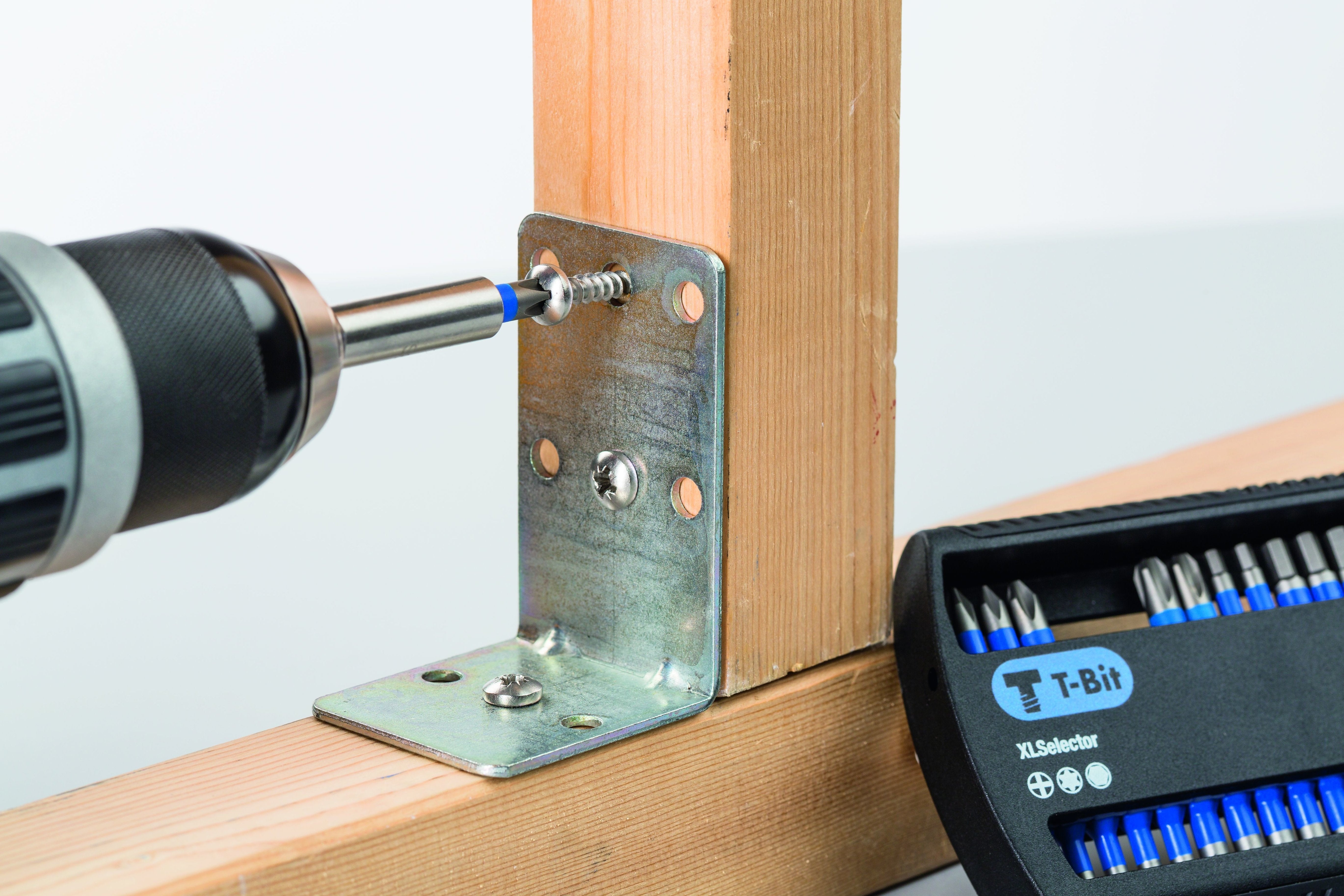 Wiha Juego De Puntas Flipselector T-Bit 25mm, 13 Piezas Negro/Azul, Ph / Pz / Tx 41824