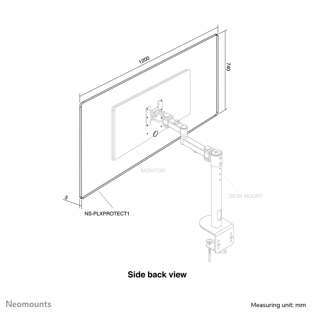 EAN 8717371448219 - Neomounts NS-PLXPROTECT1 mampara de protección 1 pieza(s) imagen 16