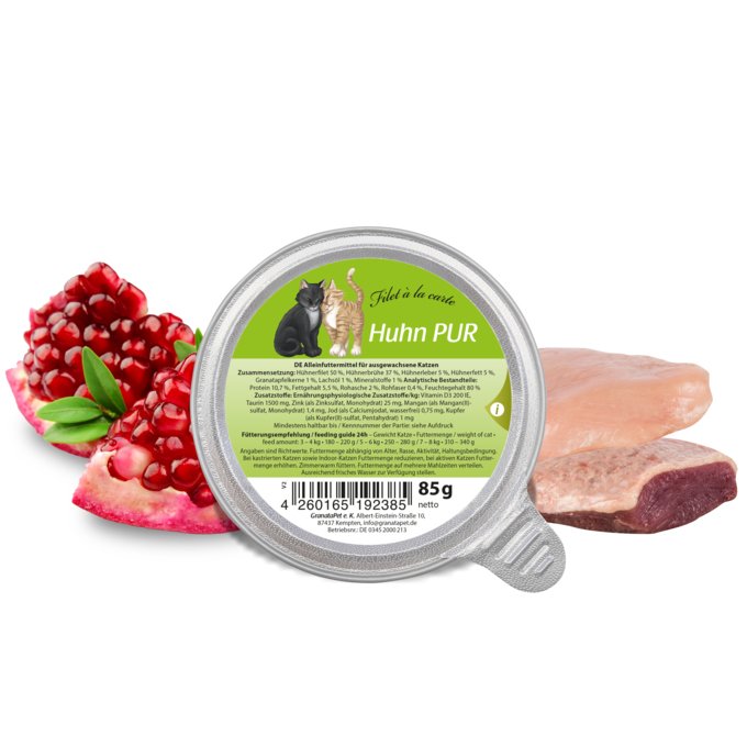 Granatapet Filet Á La Carte Chicken - Comida Húmeda Para Gatos - 85g