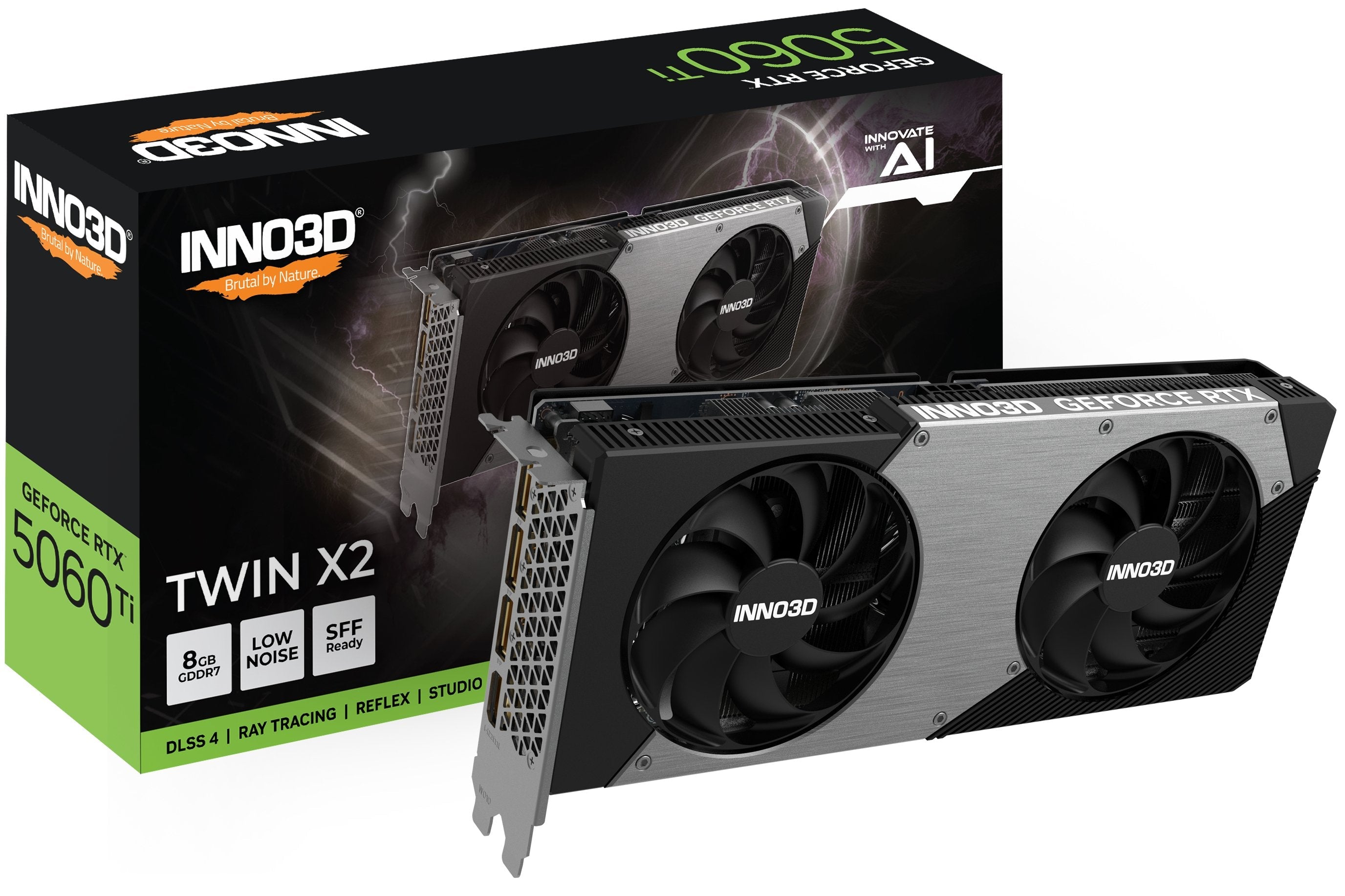 EAN 8886307700735 - INNO3D GeForce RTX 5060 Ti TWIN X2 NVIDIA 8 GB GDDR7 imagen 3