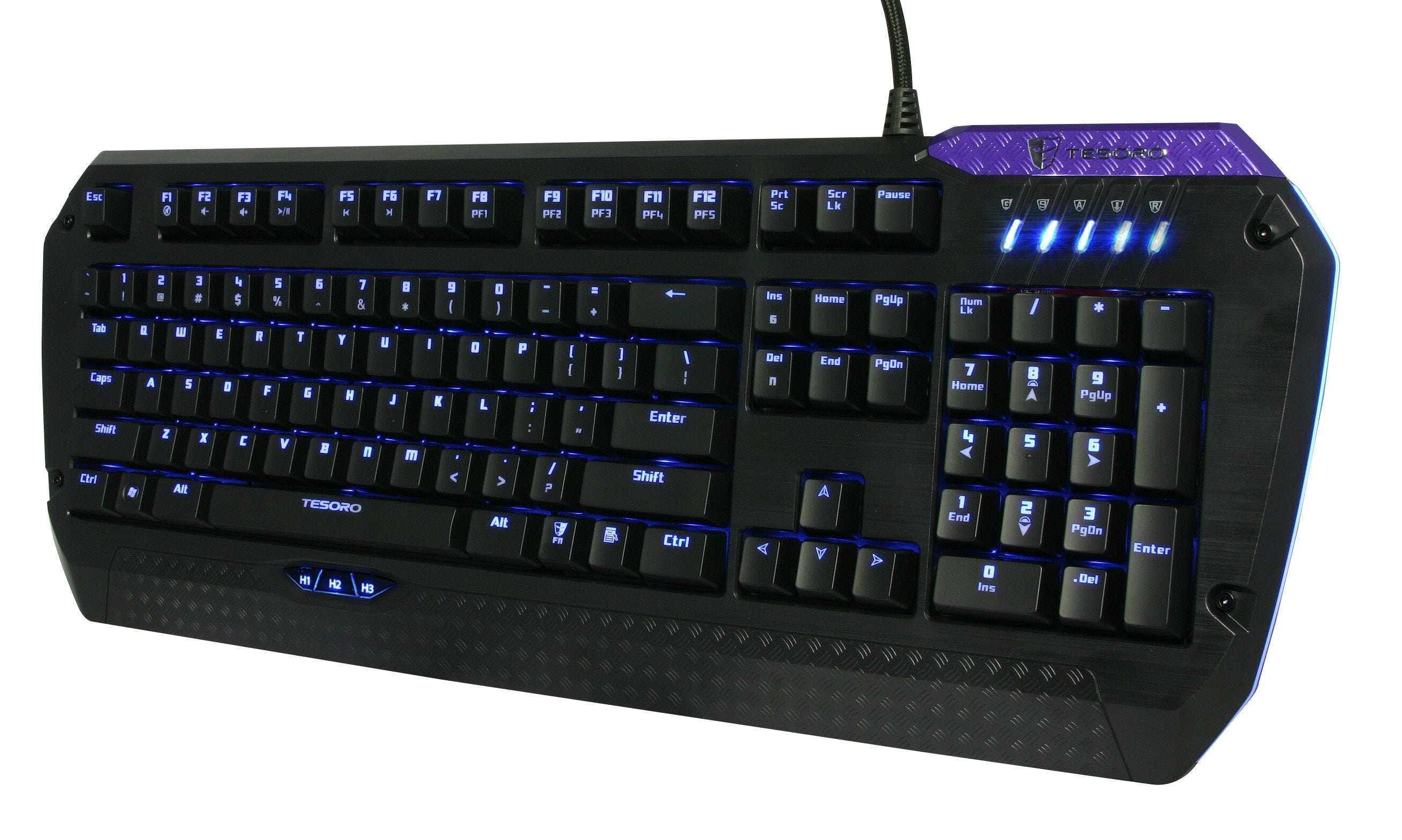 Tesoro Lobera Teclado Usb Azerty Negro