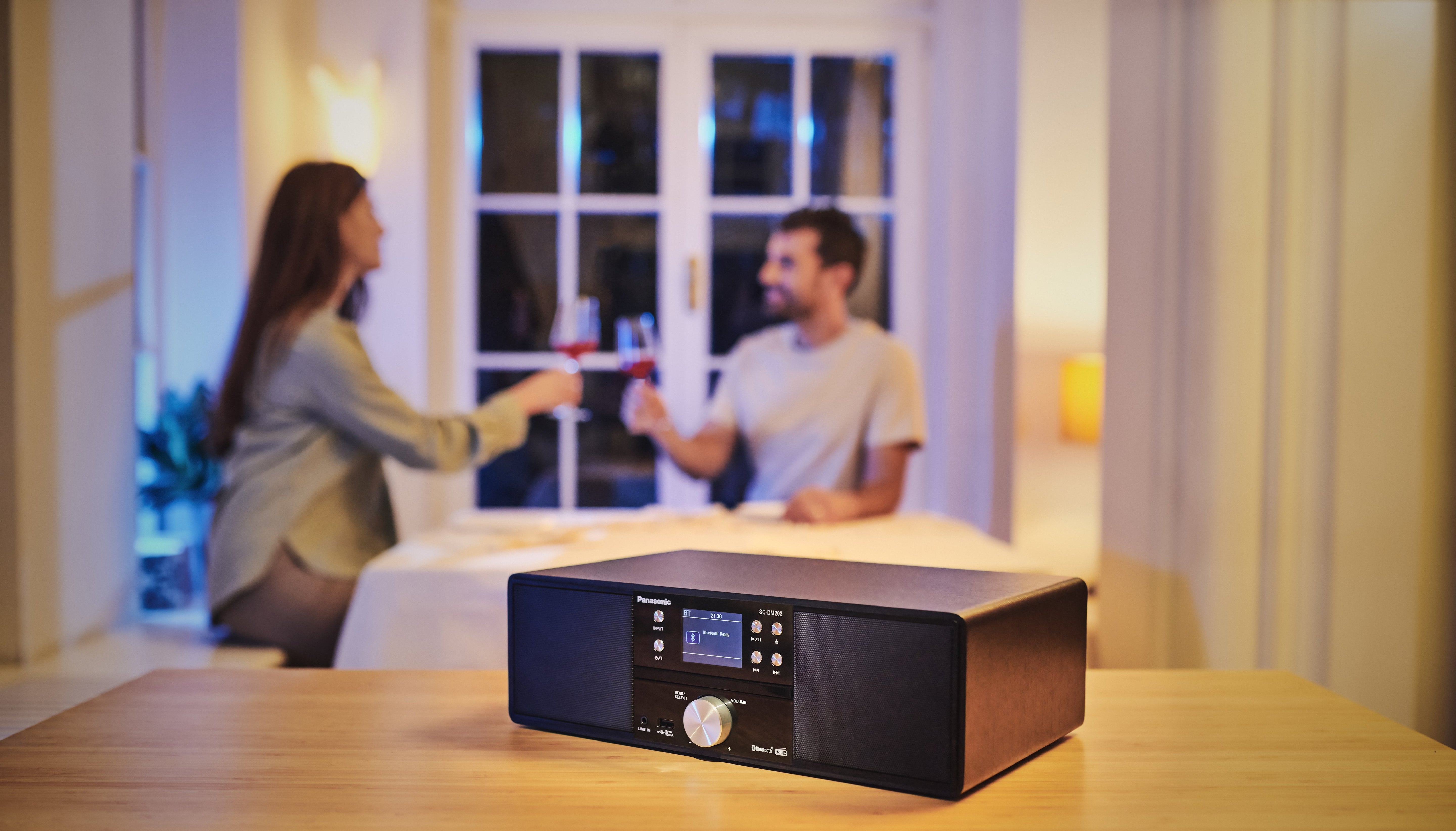 Panasonic Hifi Micro Anlage Dab+ Sc-Dm202eg-K Bluetooth Negro