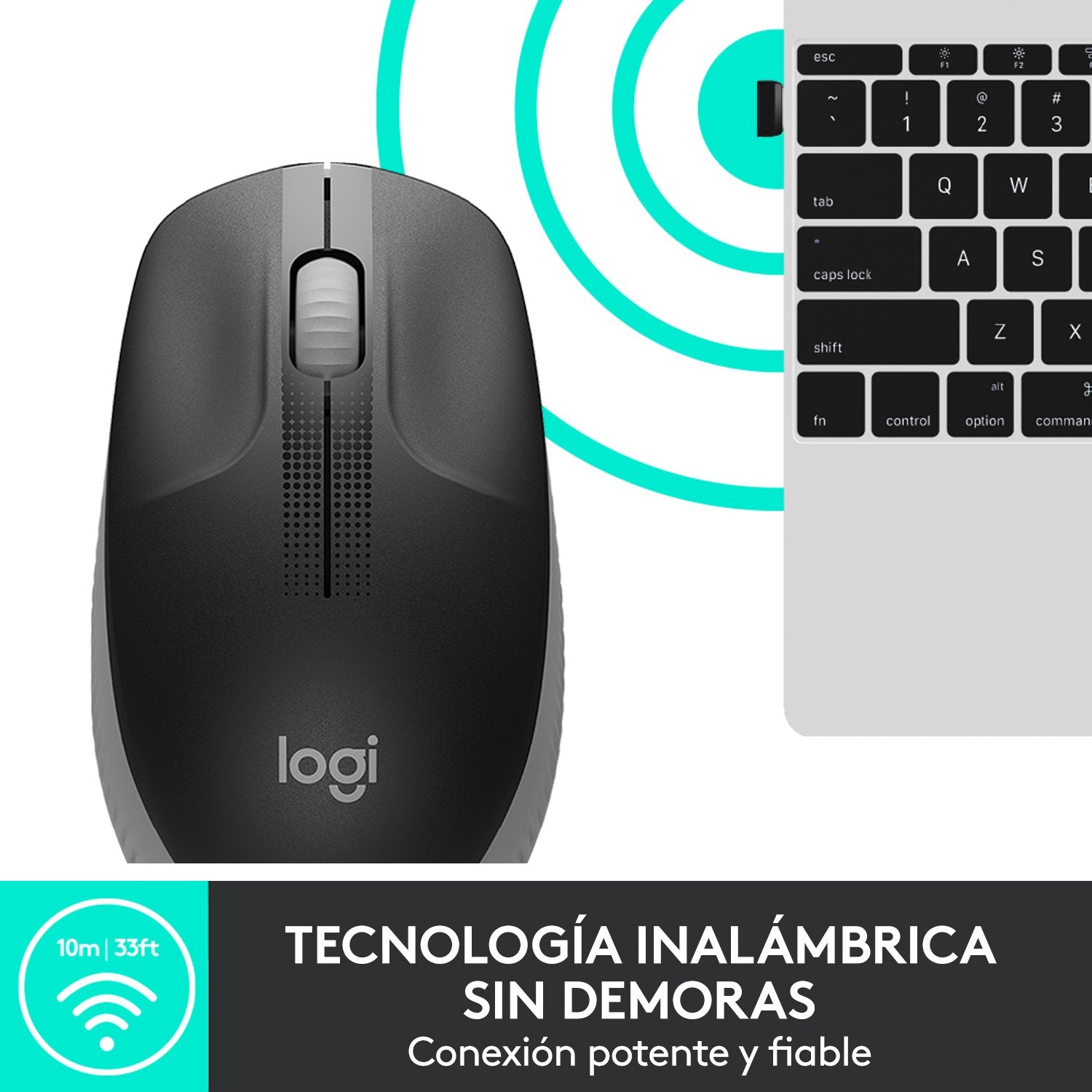 EAN 5099206091832 - Logitech 910-005906 ratón Oficina Ambidextro RF inalámbrico Óptico 1000 DPI imagen 10