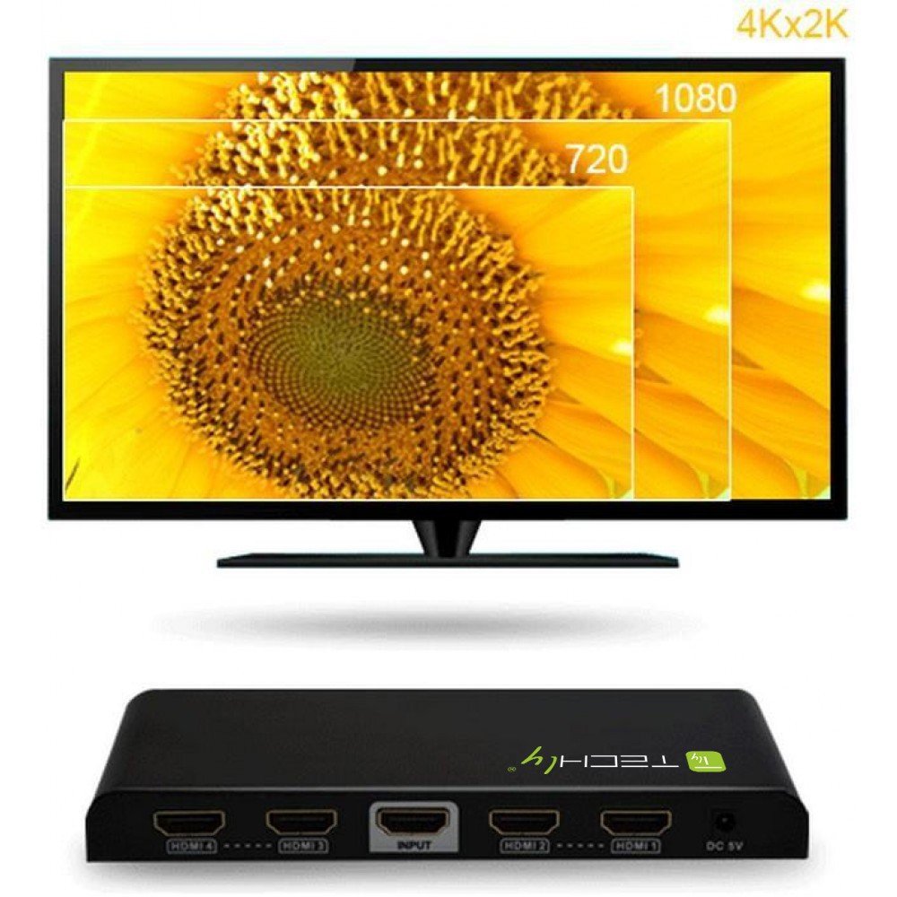 EAN 8057685306653 - Techly IDATA HDMI-4K4 divisor de video 4x HDMI imagen 8