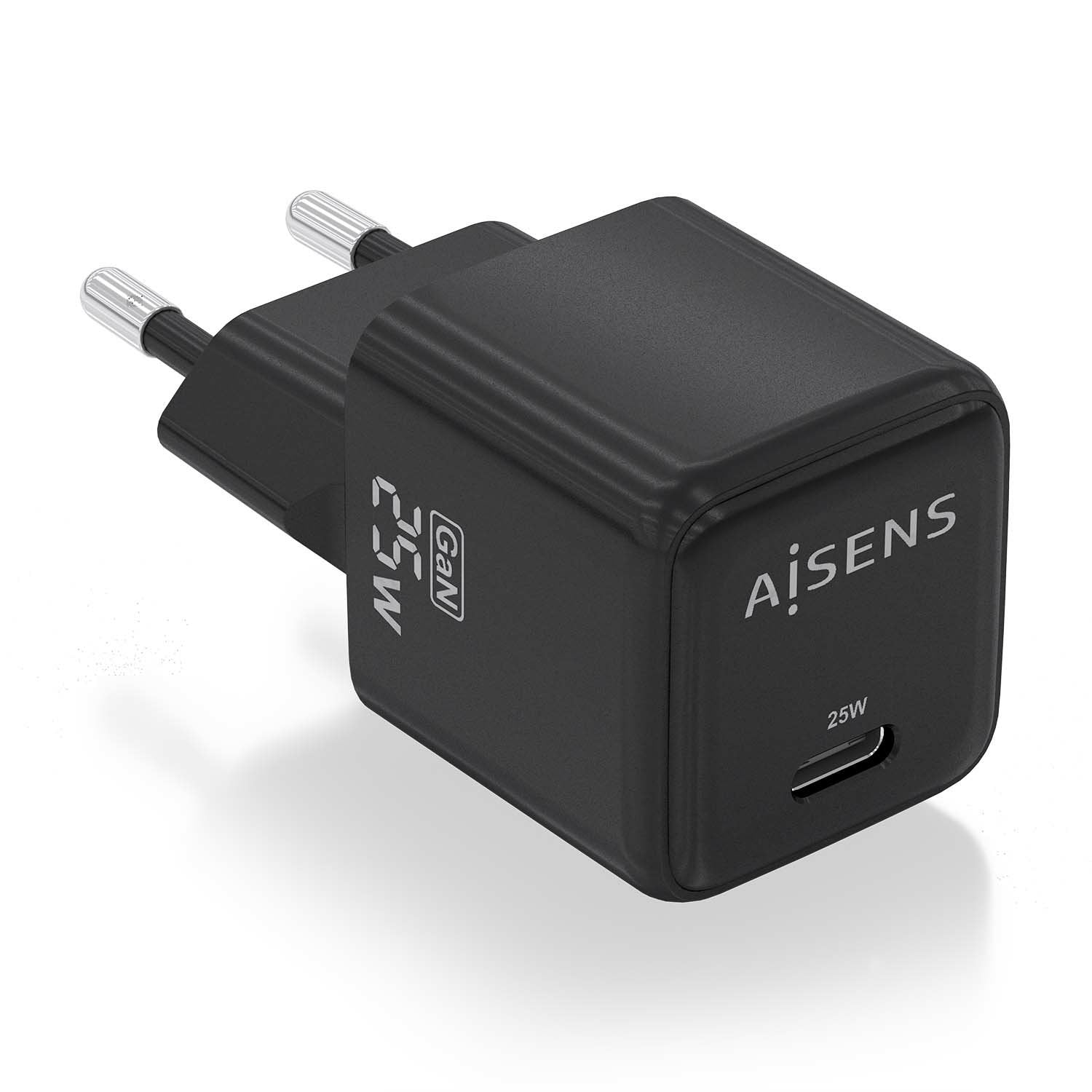 EAN 8436574709490 - AISENS ASCH-25W1P013-BK cargador de dispositivo móvil Universal Corriente alterna Carga rápida Interior imagen 1