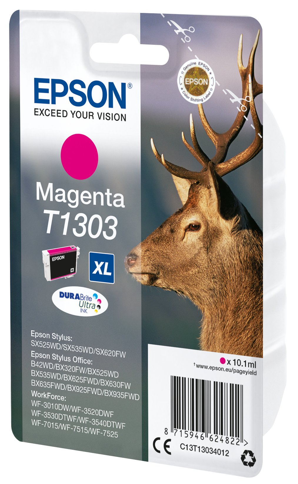 Tinta Original Epson T1303 Xl Alta Capacidad Magenta