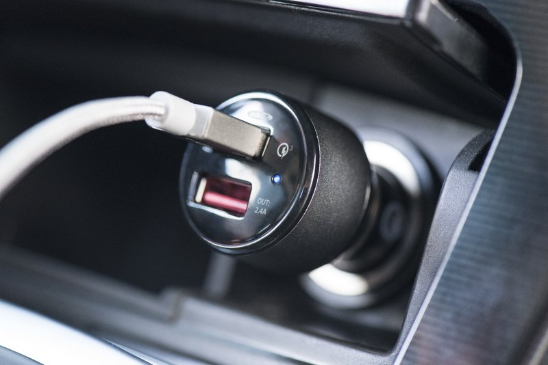 Cargador De Coche Ednet Quickcharge 3.0 Dualport Negro