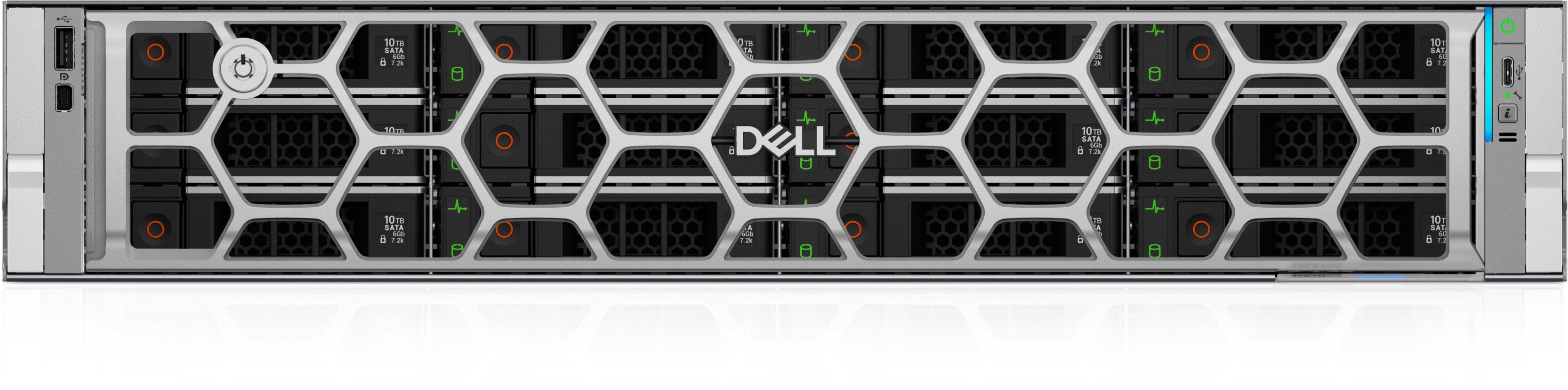 Dell Poweredge R570 Smart Selection Intel Xeon 6517p 32gb 2x960gb Ssd Sata 2x1100w H965i 3y Basic Nbd
