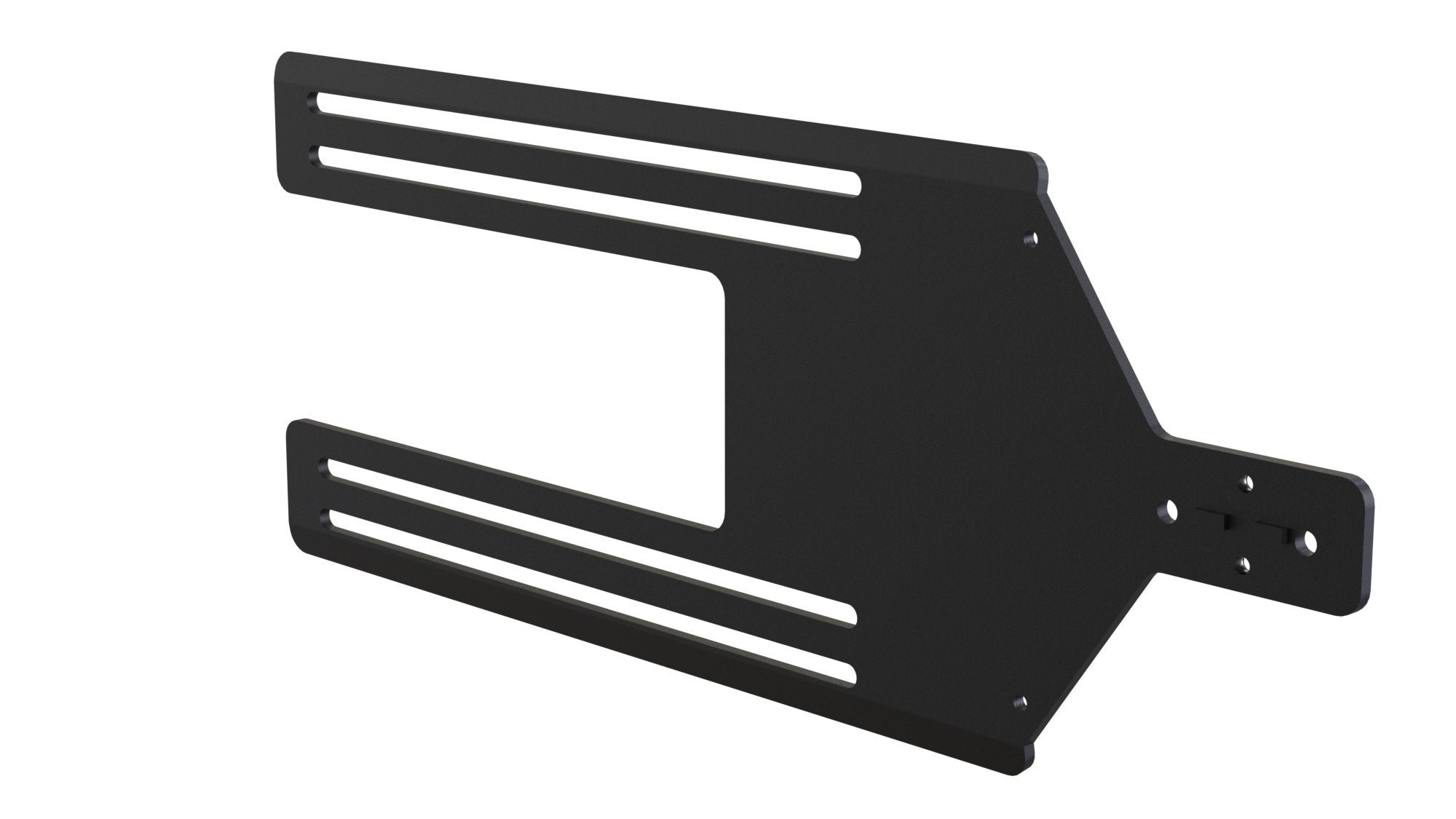 Kiosk Straight Bracket Portrait 22" To 15" -White-