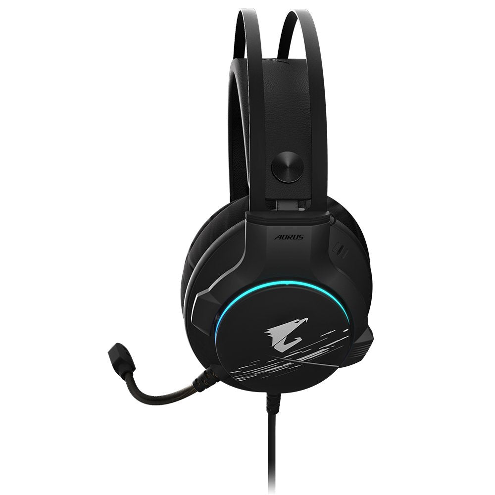 EAN 4719331551995 - GIGABYTE AORUS H1 auricular y casco Auriculares Alámbrico Diadema Juego USB tipo A Negro imagen 6