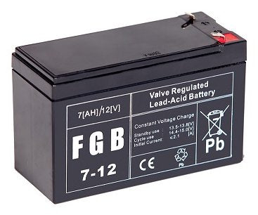 EAN 5902367817749 - EMU Electronic FGB 7-12 VRLA AGM 12 V 7 Ah imagen 1