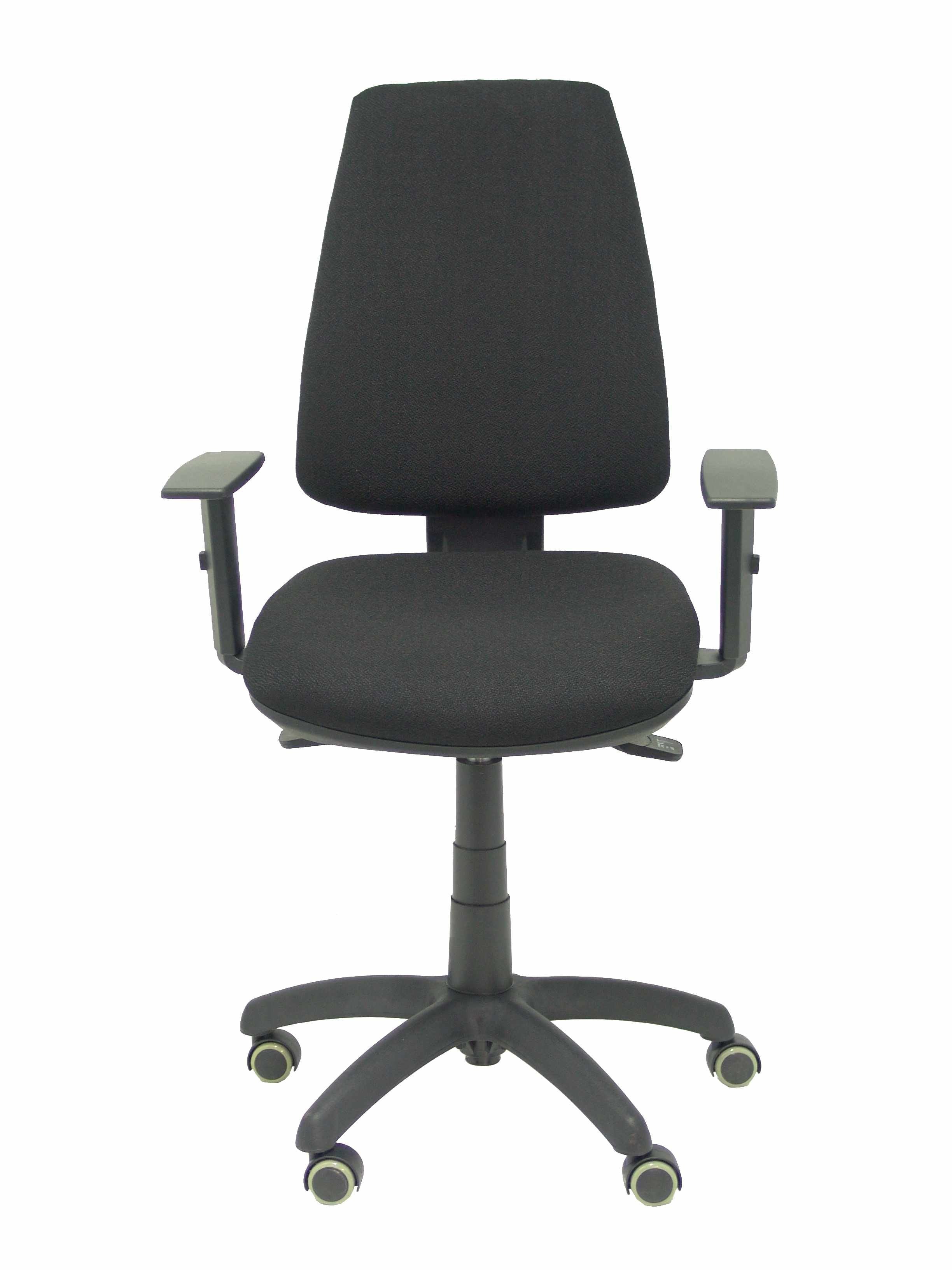 Silla Elche S Bali Negro Brazos Regulables Ruedas