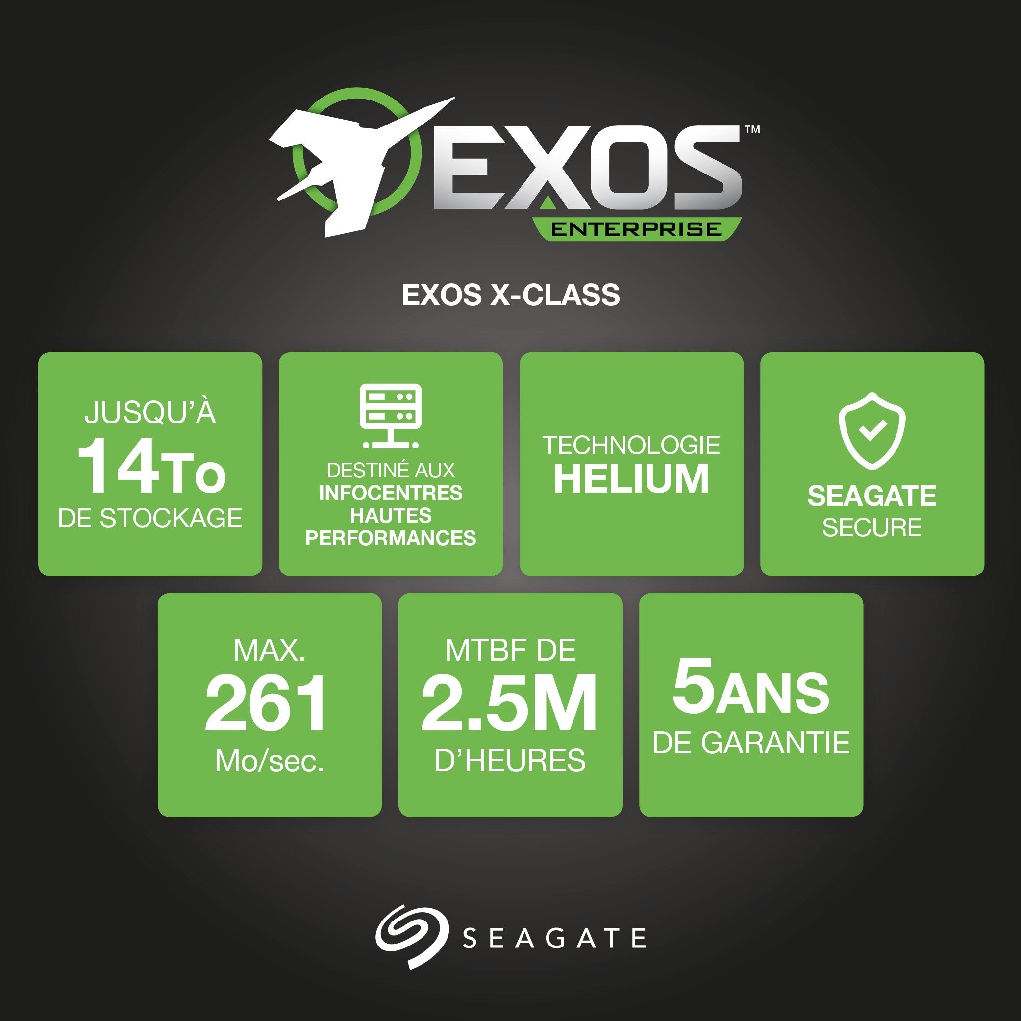 Hd Seagate 3,5" 12tb Sata Exos X12 7200rpm 256mb 512e Heliu