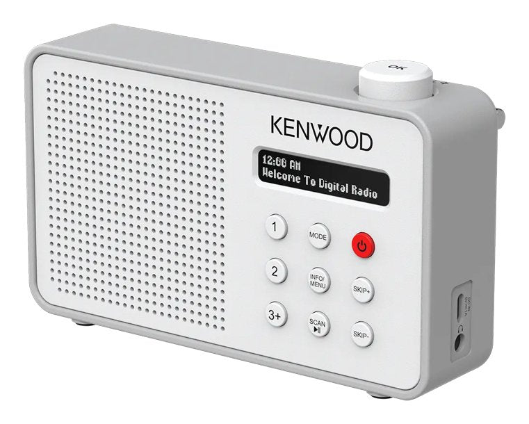 Radio Kenwood Cr-M25dab-W Portátil Digital Blanco