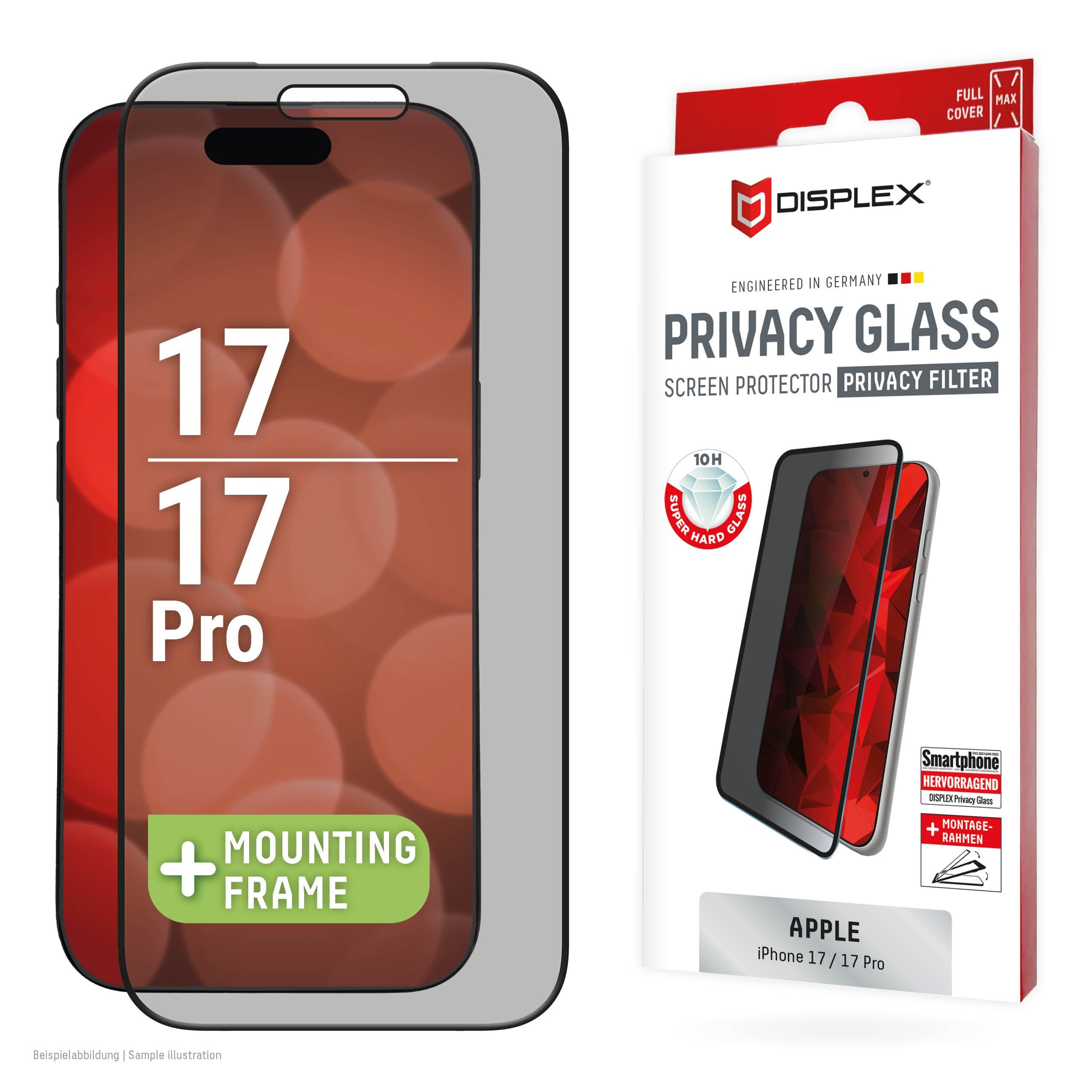 EAN 4028778126087 - Displex 02162 protector de pantalla o trasero para teléfono móvil Protector de pantalla para privacidad A imagen 1