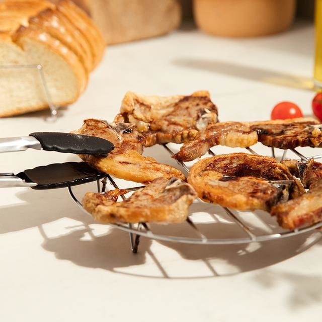 EAN 8435484049955 - Cecotec 04995 accesorio para freidoras Kit de accesorios Negro, Acero inoxidable imagen 4