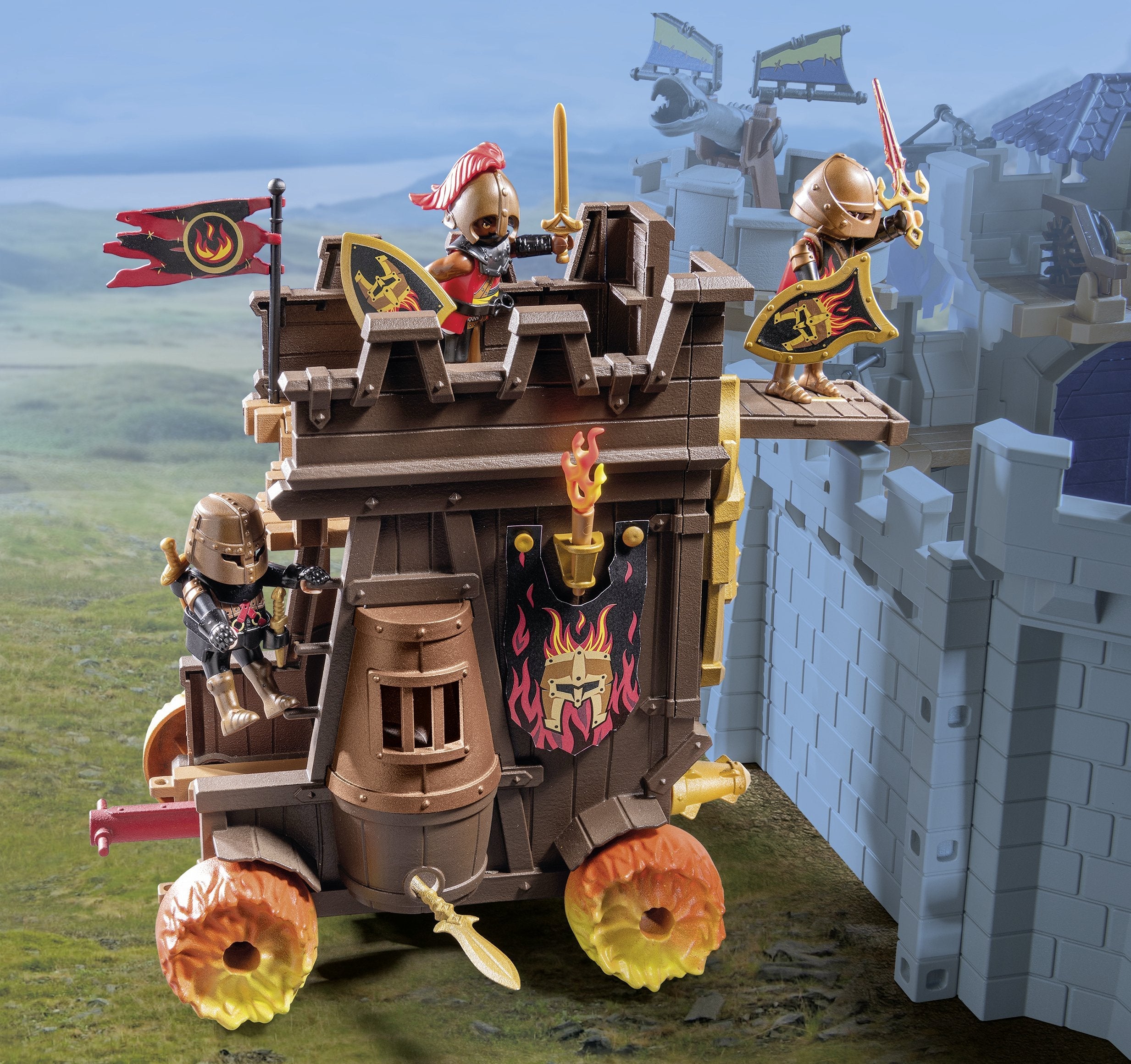 Playmobil 71643 Novelmore Coche De Ataque Con Cañón De Fuego, Juguete De Construcción 71643