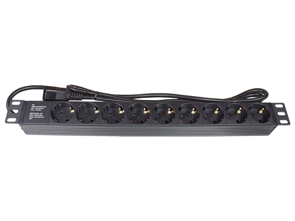 EAN 4014619717033 - Alcasa GC-N0107 base múltiple 1,8 m 9 salidas AC Interior Negro imagen 1