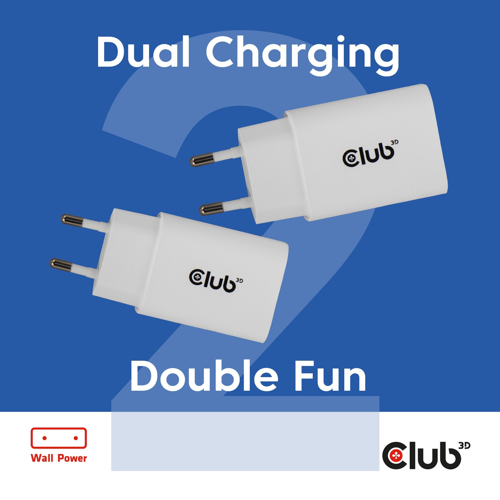 Club3d Lifemyle Cargador Usb-C 30watt, 2mk Blanco Retail