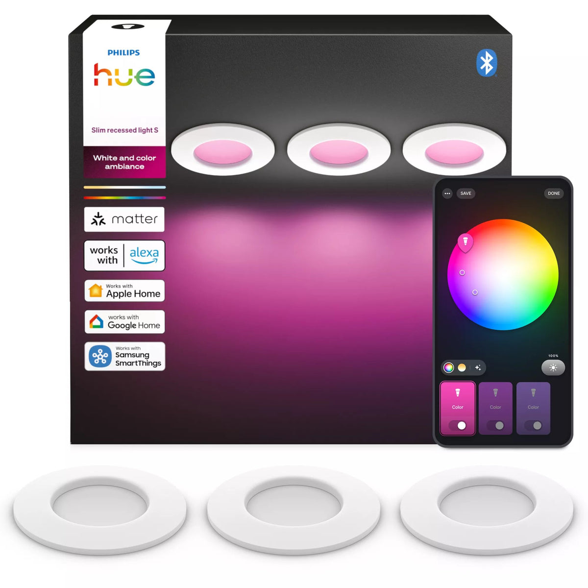 EAN 8721103109170 - Philips Hue White and Color ambiance 8721103109170 iluminación inteligente Bluetooth/Zigbee 10,5 W imagen 4