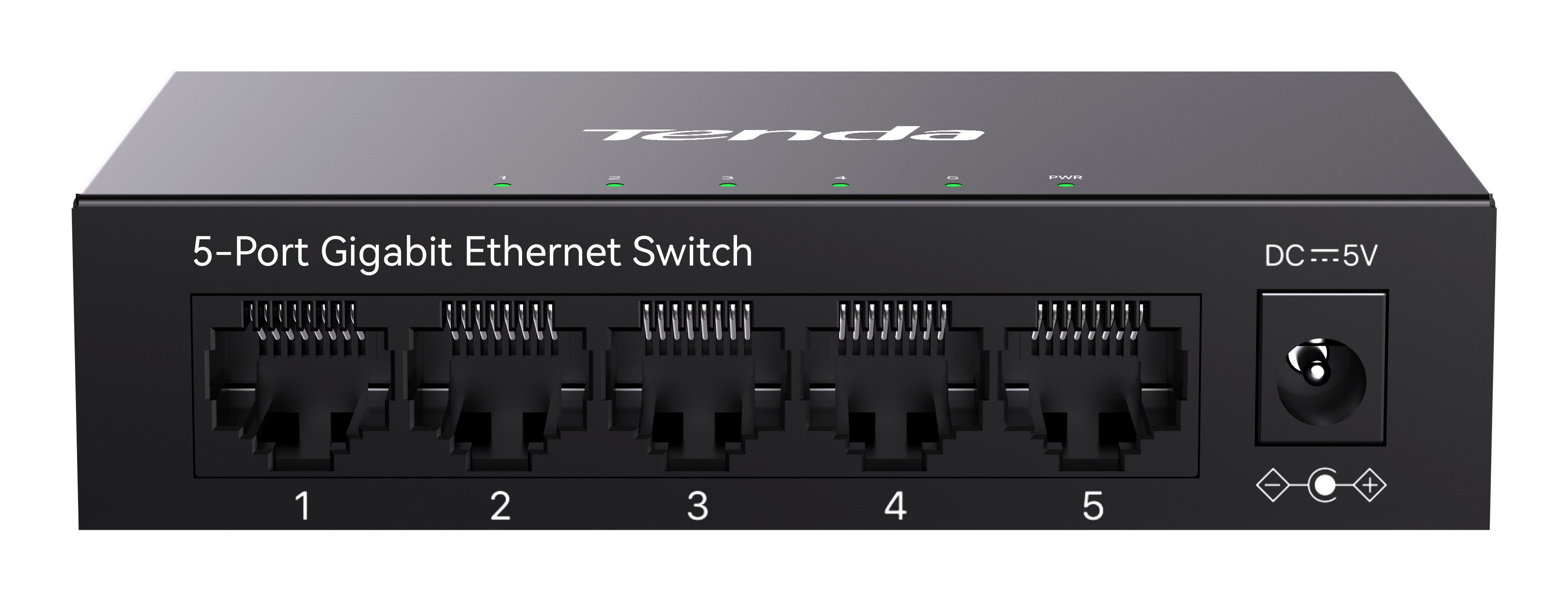 EAN 6932849436853 - Tenda TEG1005M switch No administrado L2 Gigabit Ethernet (10/100/1000) Negro imagen 3