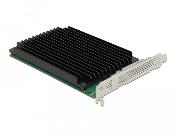 Tarjeta Delock Pci Express X16 A 4 X Nvme M.2 Key M Interno Con Disipador De Calor