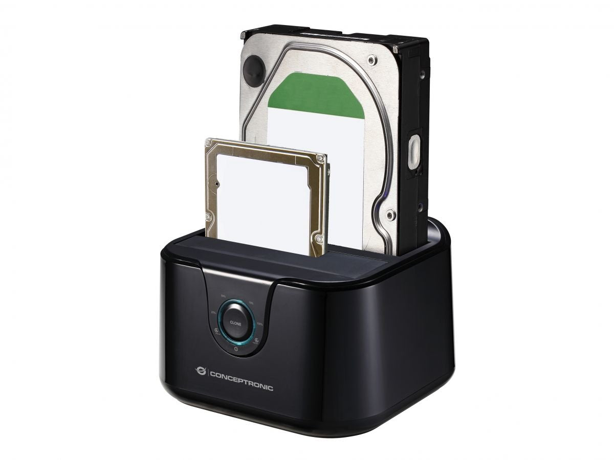 EAN 4015867228661 - Conceptronic DONN12B base de conexión para disco duro USB 3.2 Gen 1 (3.1 Gen 1) Type-B Negro imagen 2
