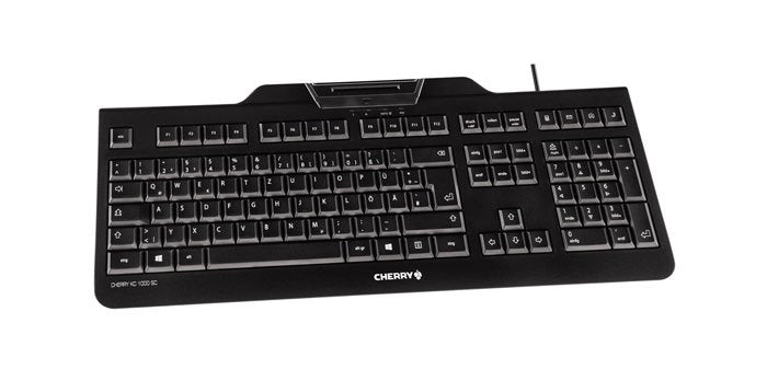 EAN 4025112085130 - CHERRY KC 1000 SC teclado Oficina USB Nórdico Negro imagen 1