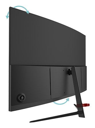 Monitor Gaming Curvo Mv-27c Slim 27'' Negro Mars Gaming 27''/ 1920x1080/ Curvo/ 1ms/ 120hz/ Dp, Hdmi/ Vesa 100x100mm