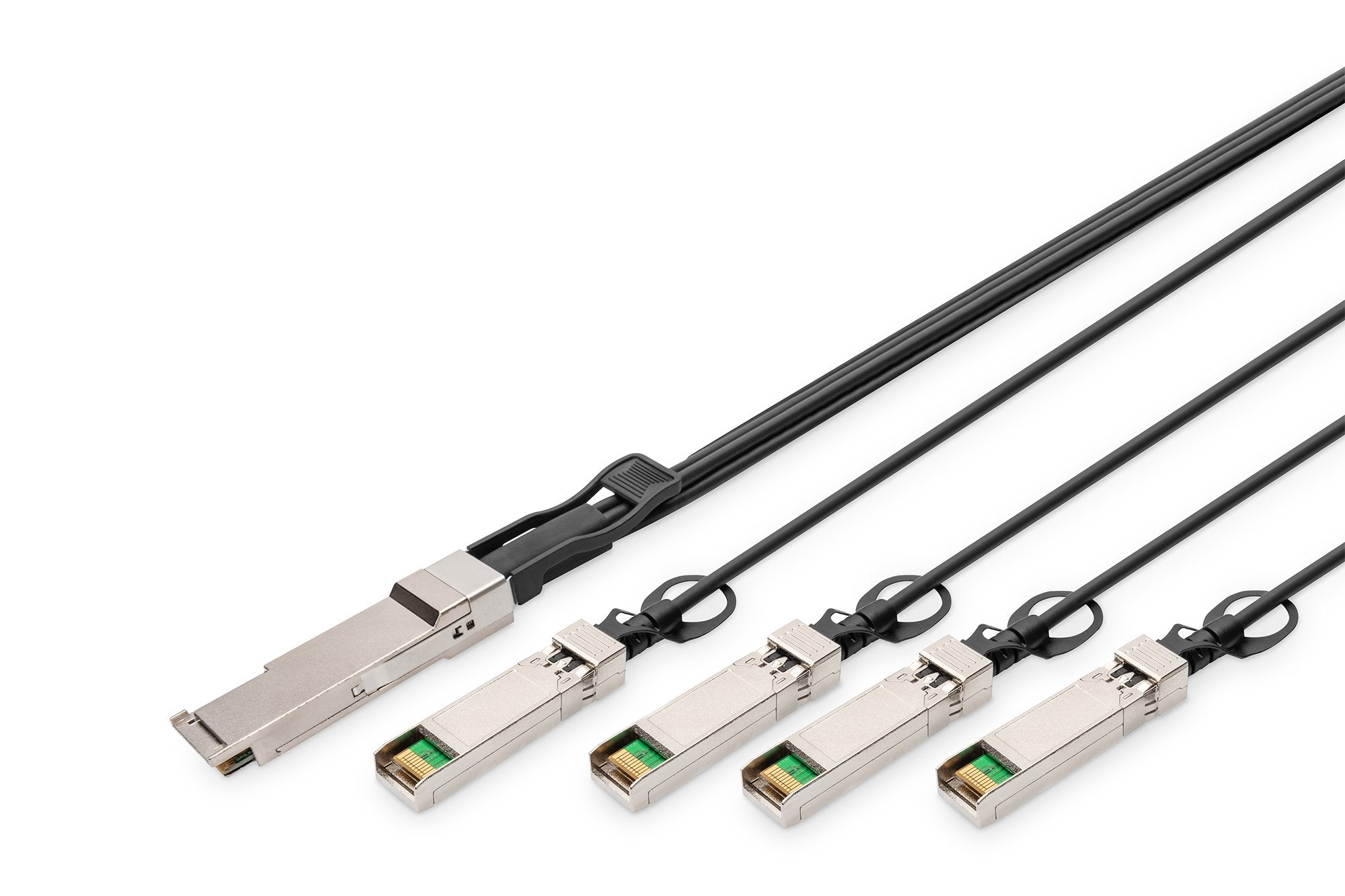 EAN 4016032484998 - Digitus DN-81323 Cable de fibra óptica e InfiniBand SFP+ 4x QSFP+ Negro imagen 1