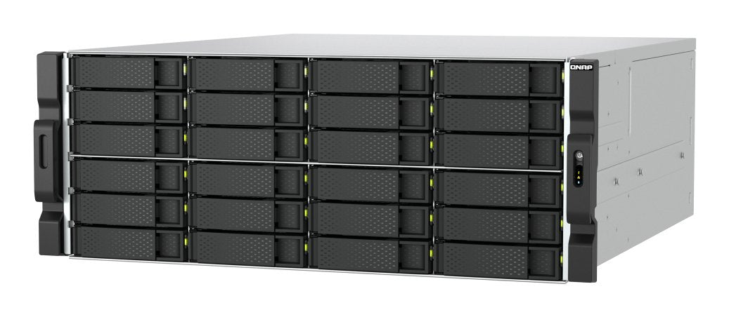 Servidor Nas Qnap Ts-H2477xu-Rp 24 Compartimentos Montaje En Bastidor Sata 6gb/S Raid 0 1 5 6 10 50 60 Jbod Ram 32 Gb Gigabit Ethernet / 2.5 Gigabit Ethernet / 10 Gigabit Ethernet Iscsi Soporta 4u