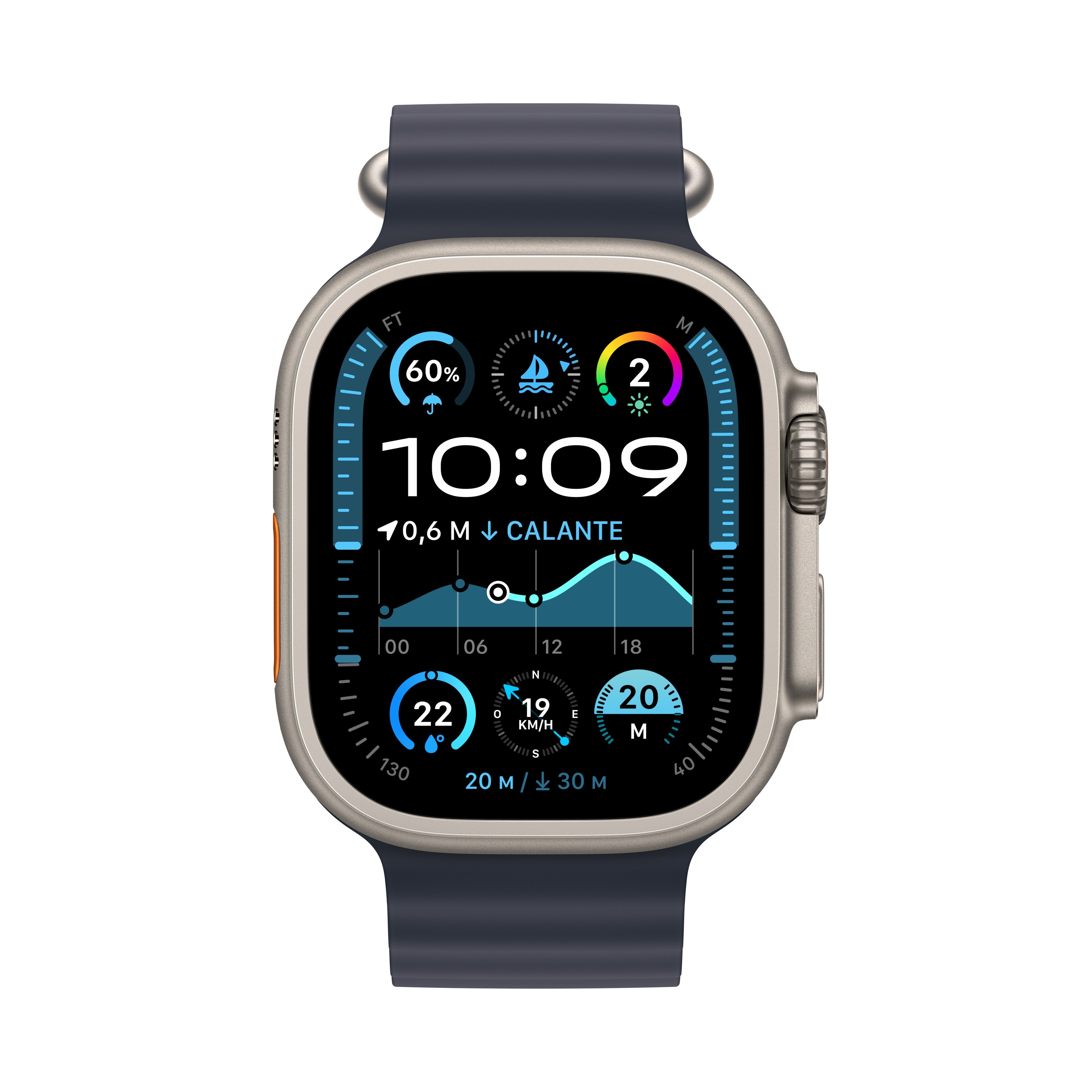 EAN 0195949580741 - Apple Watch Ultra 2 OLED 49 mm Digital 410 x 502 Pixeles Pantalla táctil 4G Titanio Wifi GPS (satélite) imagen 2