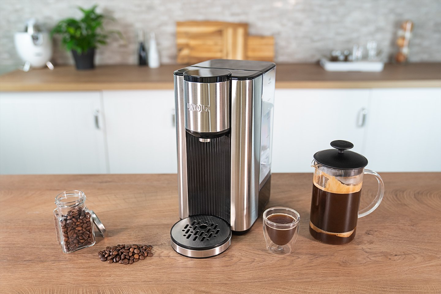 Hervidor Unold Ava 18615 De Agua Negro/Acero Fino