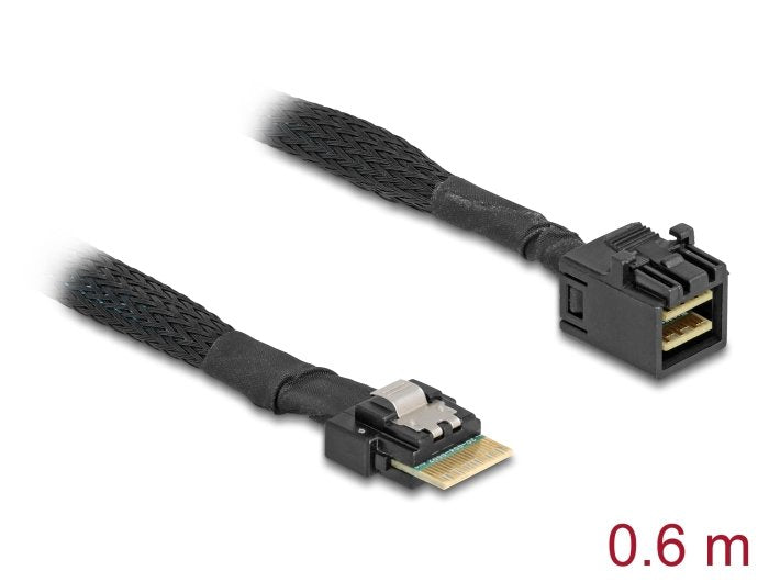 EAN 4043619860920 - DeLOCK 86092 cable Serial Attached SCSI (SAS) 0,6 m Negro imagen 1