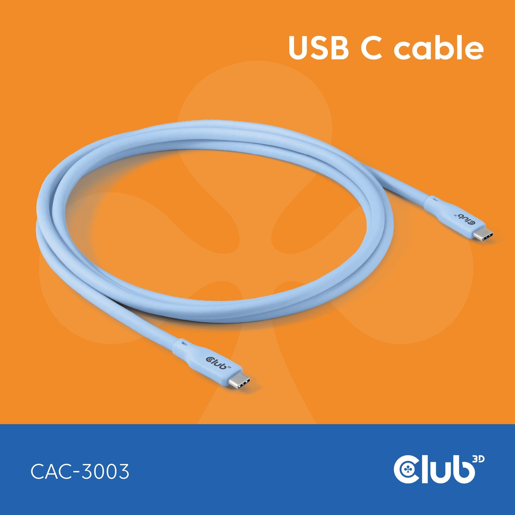 EAN 8719214472948 - CLUB3D CAC-3003 cable USB USB4 Gen 3x2 2 m USB C Azul imagen 1