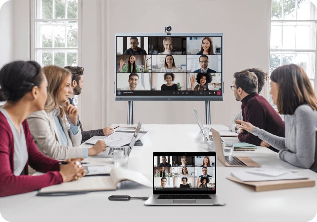 EAN 6938818310018 - Yealink MeetingBoard Panel plano interactivo 165,1 cm (65") LED Wifi 4K Ultra HD Negro Pantalla táctil Pr imagen 11