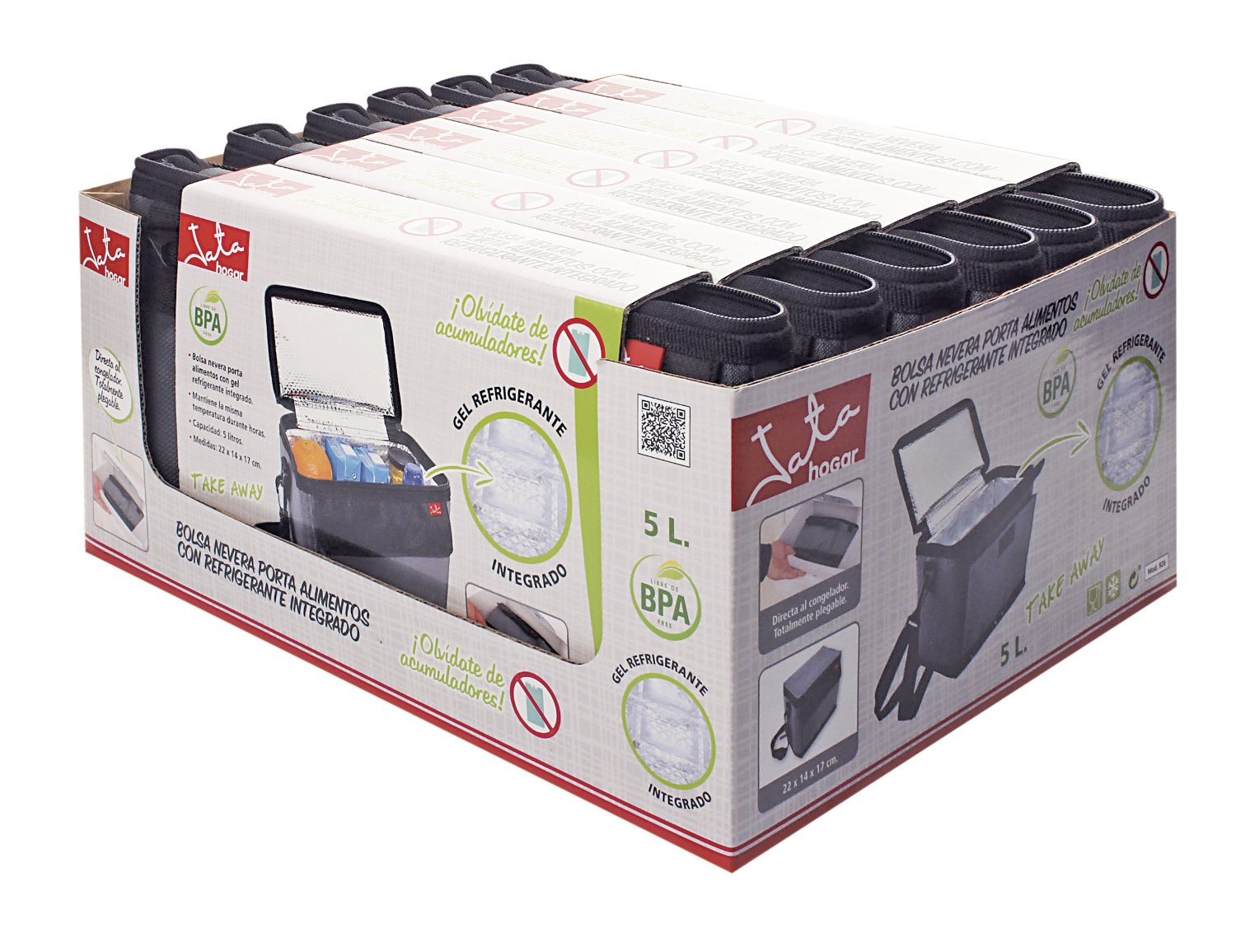 EAN 8436017659399 - JATA MOD. 926 recipiente térmico 5 L Negro, Gris imagen 5