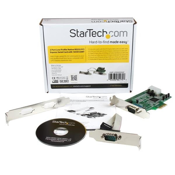 EAN 0065030841757 - StarTech.com PEX2S553LP tarjeta y adaptador de interfaz Interno De serie imagen 4