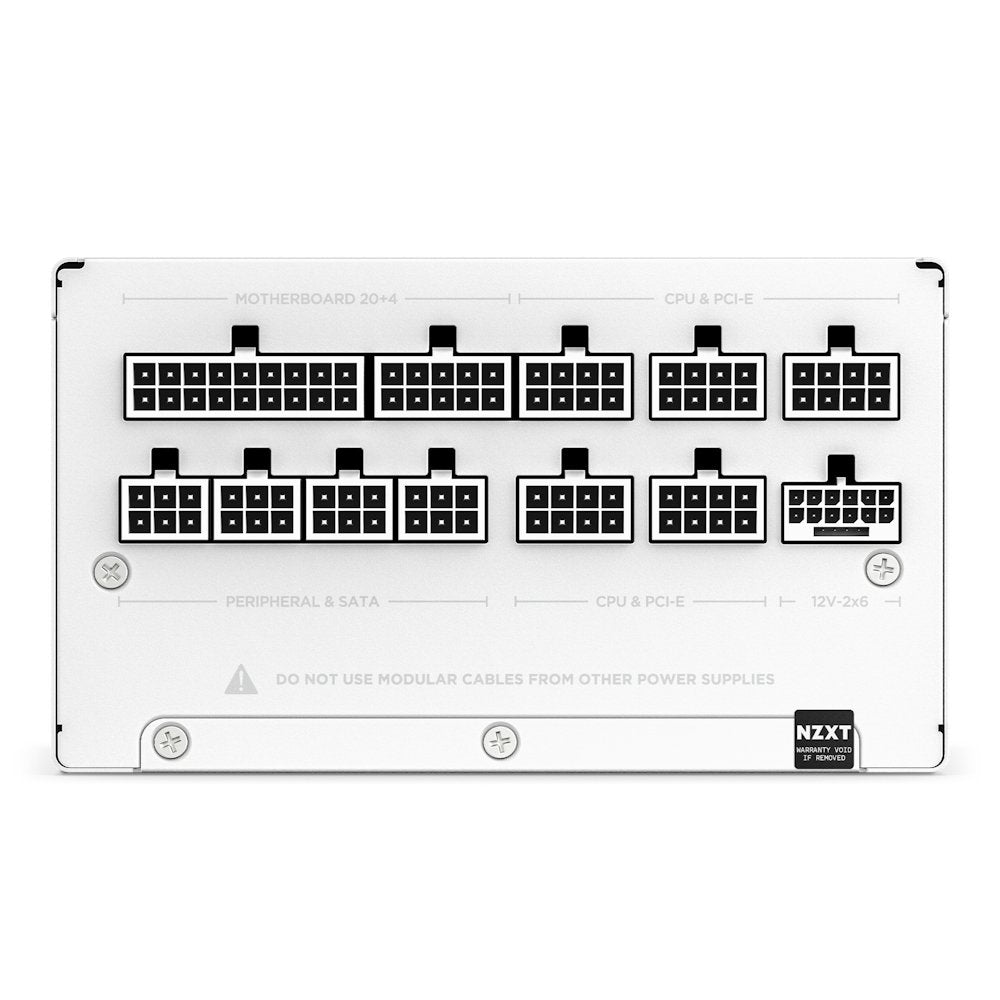 EAN 5056547206271 - NZXT C1200 Gold ATX 3.1 unidad de fuente de alimentación 1200 W 24-pin ATX Blanco imagen 4