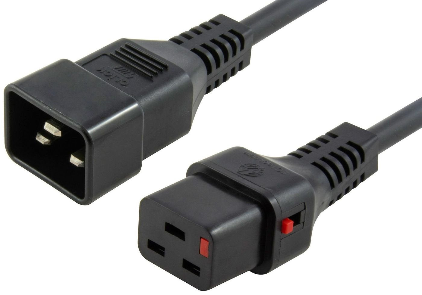 Powercord C19 Iec Lock - C20 Black 2,5m, Pc2634