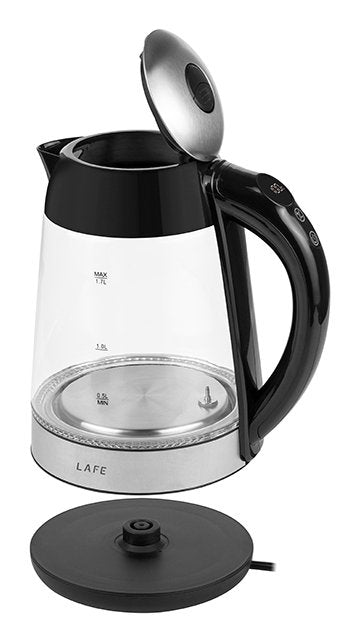 EAN 5907512866450 - Lafe LAFCZA46806 tetera eléctrica 1,7 L 2200 W Transparente, Negro imagen 5