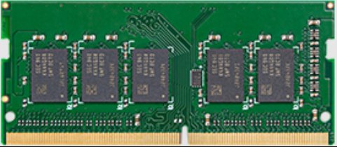 Memoria Synology So-Dimm 16 Gb Ddr4-2666 Ecc, (Verde, D4es01-16g)