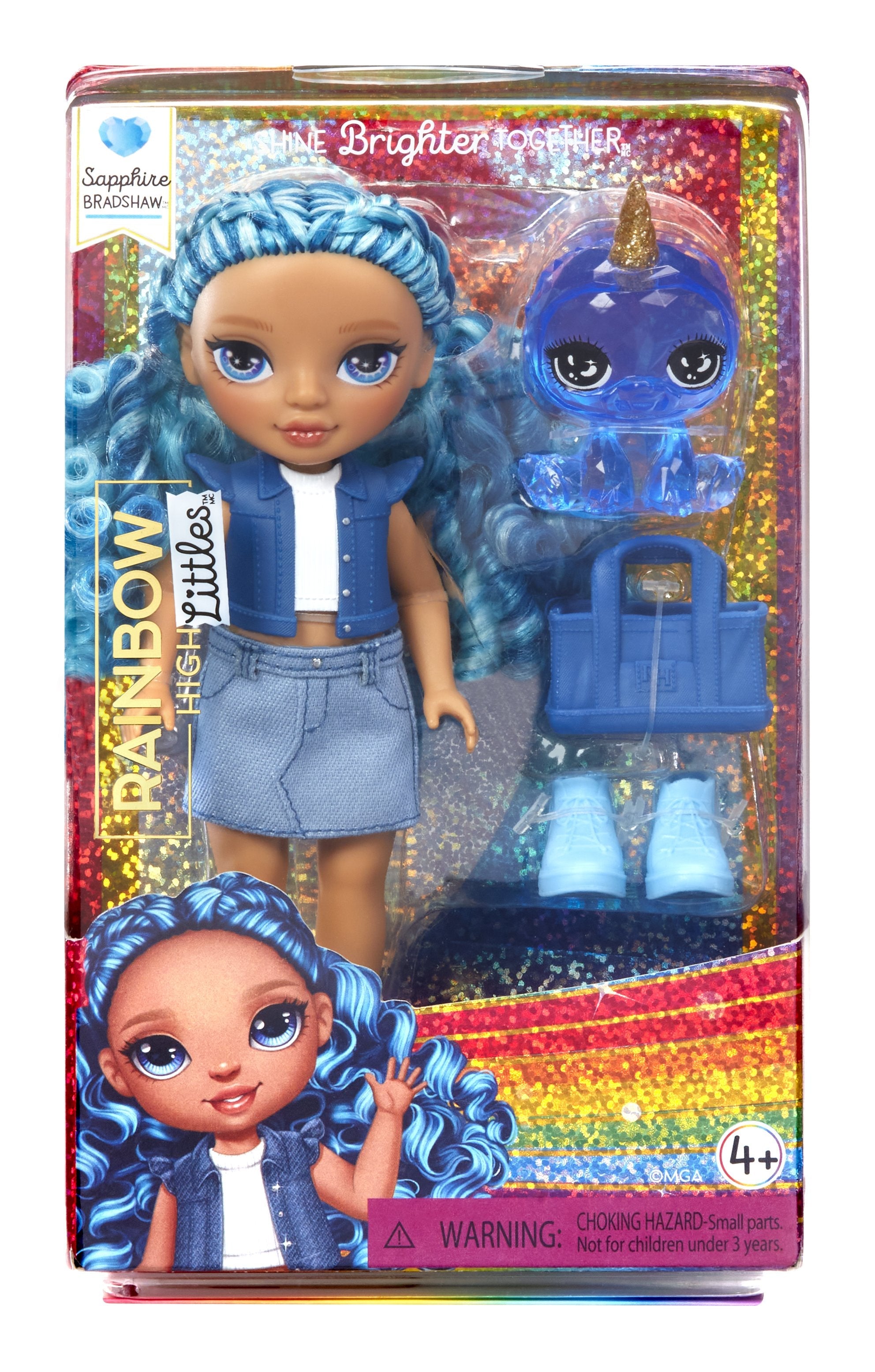EAN 0035051531197 - Rainbow High Littles Dolls- Sapphire (Blue) imagen 8