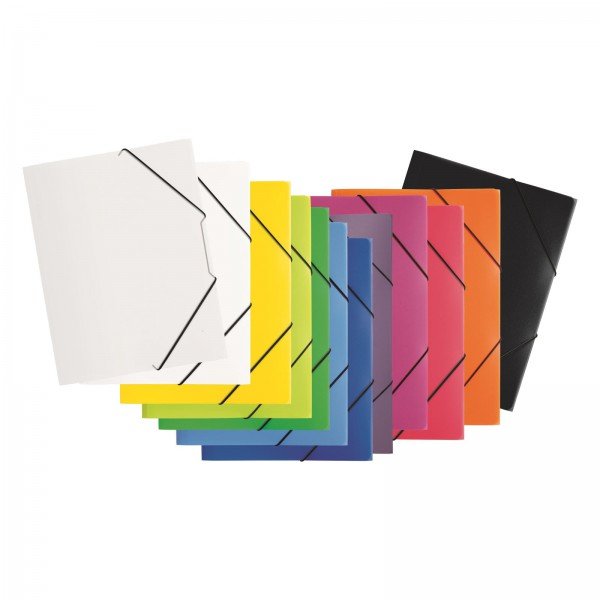 Pagna Carpeta Con Elástico A4 Pp 3 Einschlagklappen Negro